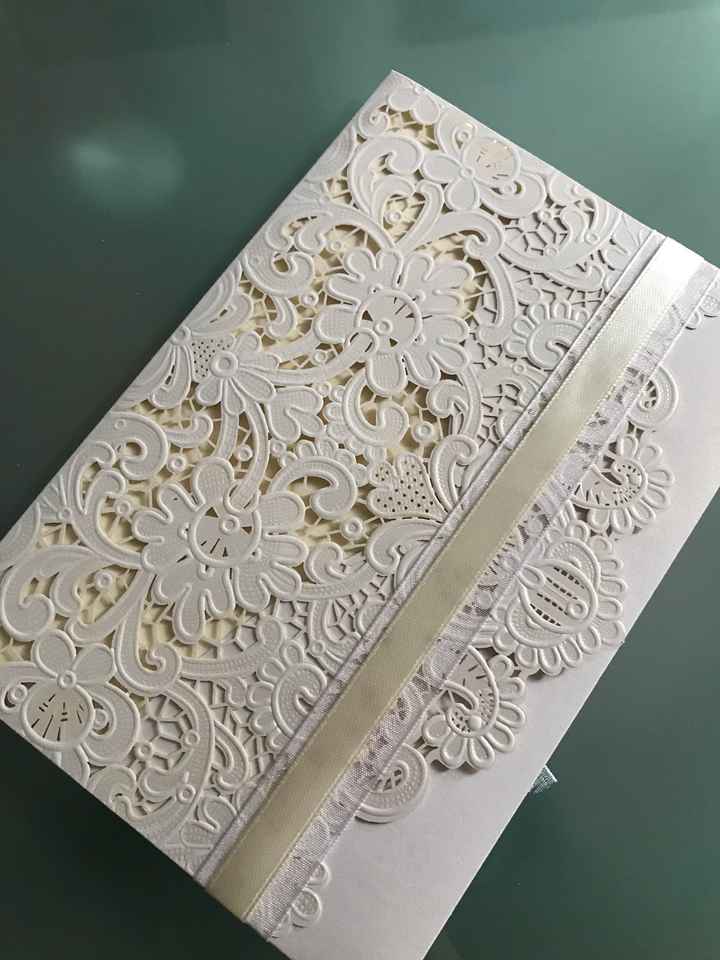 Partecipazioni laser cut le nozze di alice - 1