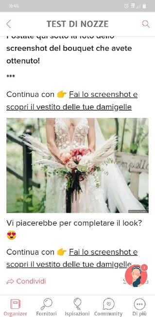 Fai lo screenshot e scopri il tuo bouquet 17