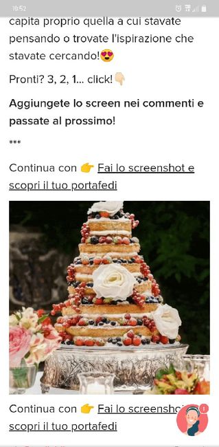 Fai lo screenshot e scopri la tua torta nuziale - 1