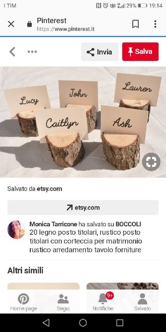 Segnaposti con il legno?!?!? Idee 11