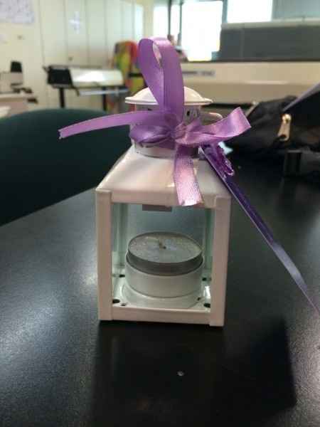 Segnaposto lanterna con candela tealight  - 1