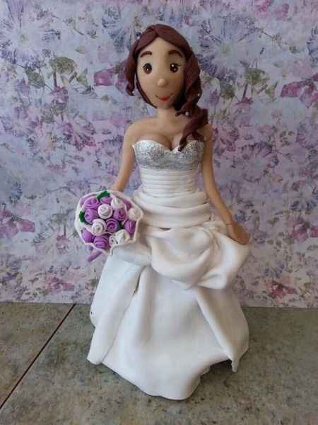 Cake topper in fimo - 1