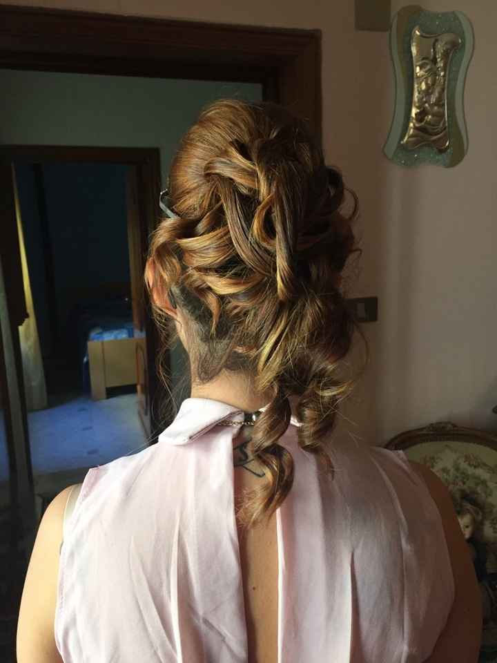 La mia prova acconciatura con diadema - 1