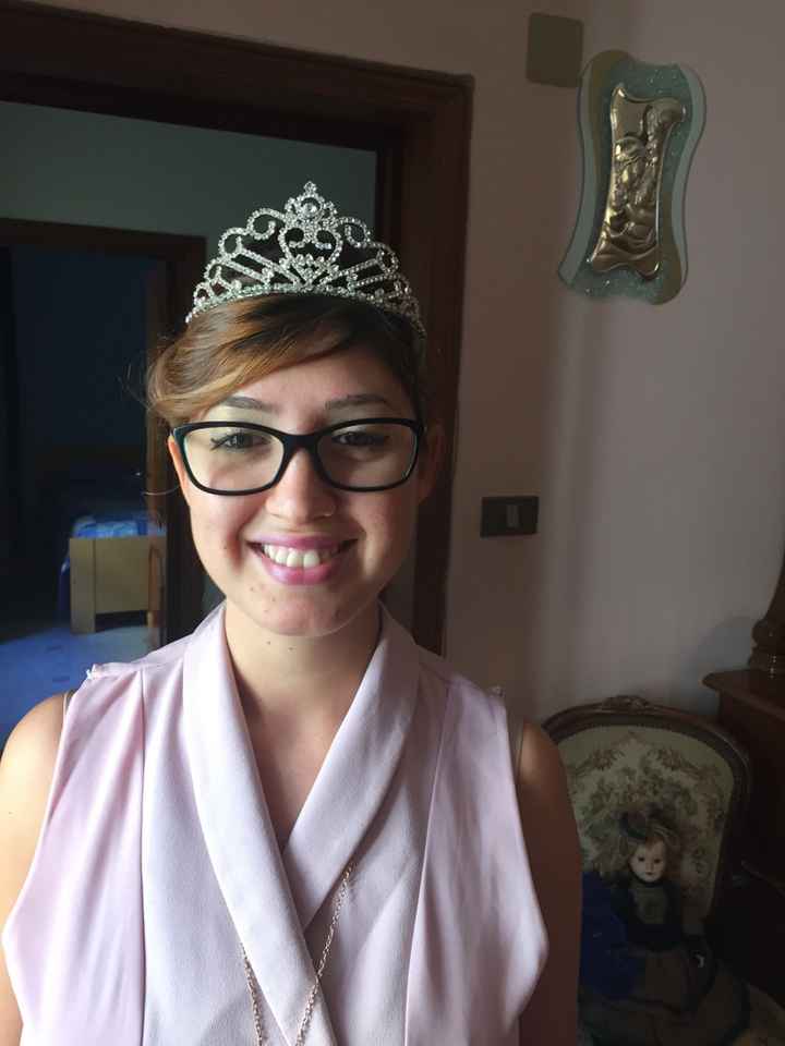 La mia prova acconciatura con diadema - 2