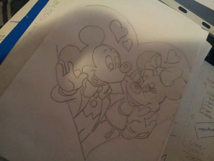 minnie e topo cuore 