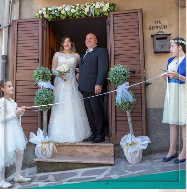 Taglio nastro con papà - 1