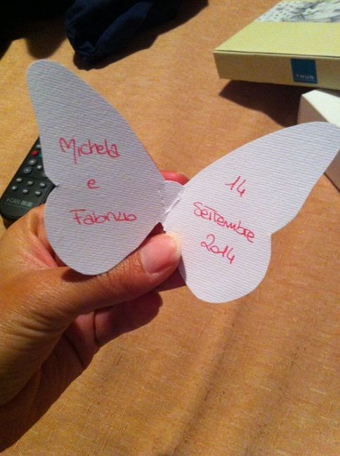 Farfalle segnaposto - 2