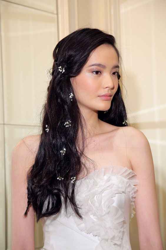 Velo da sposa a mazzetti