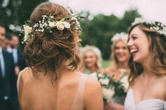 Raccolto  morbido con coroncina dietro