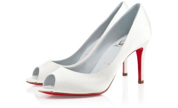 scarpe bianco rosse