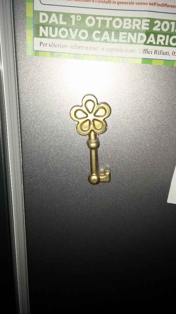 Calamita a forma di chiave fatta da Noi