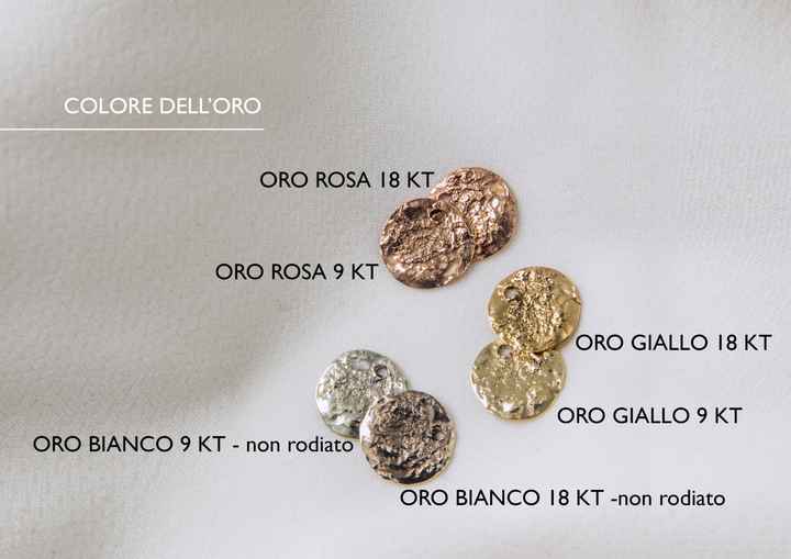 fedi oro champagne e prezzo Dell'oro :( - 1