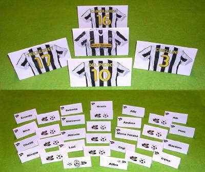 Segnaposti Juventus