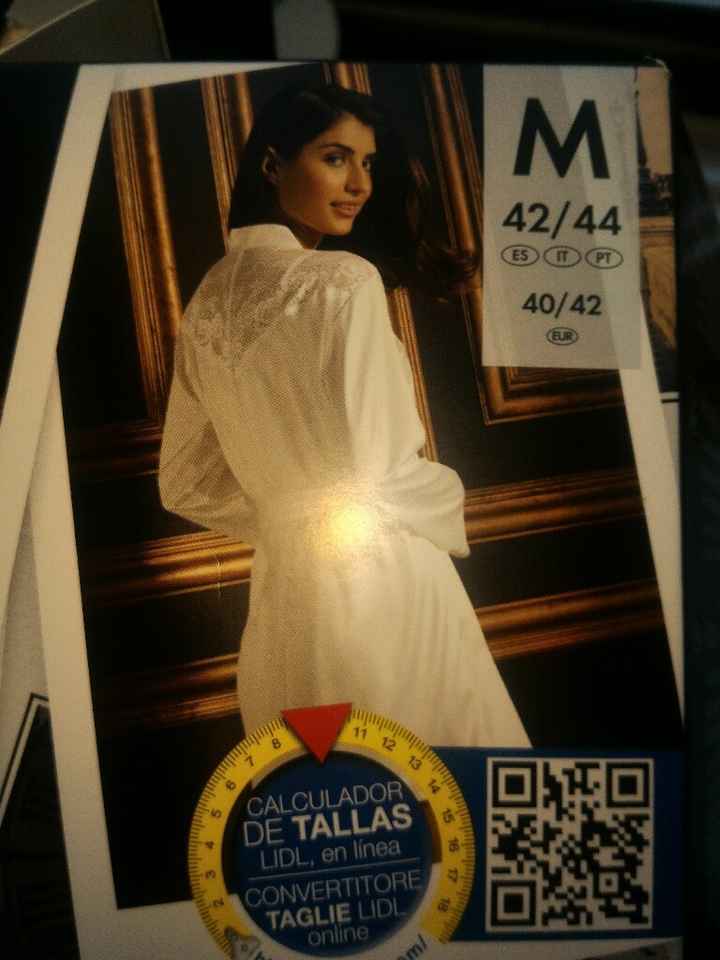 Vestaglia da sposa.. affare da lidl.. - 1