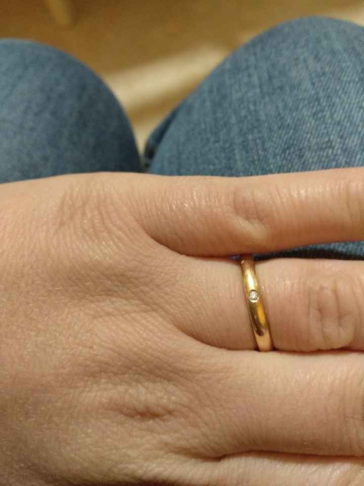  Fedi : mi fate vedere le vostre fedi con il diamantino? - 1