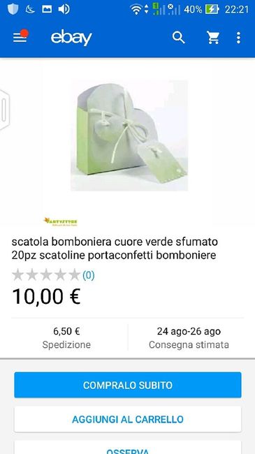 cerco urgentemente Scatoline verdi per promessa - 1