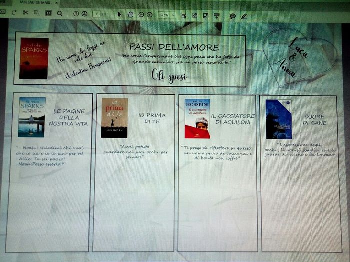  Tableau de mariage fai da te - 1