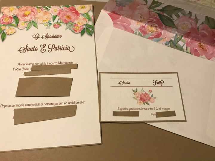 Partecipazioni fai da me - 1