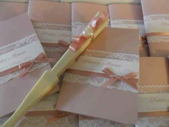 ventaglio e libretti messa