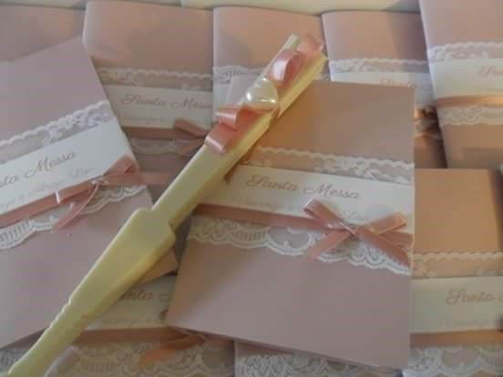 ventaglio e libretti messa