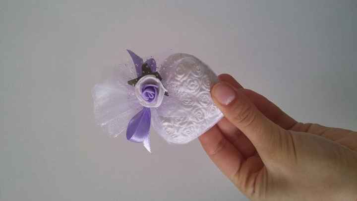 Gessetti a forma di cuore segnaposto - 2