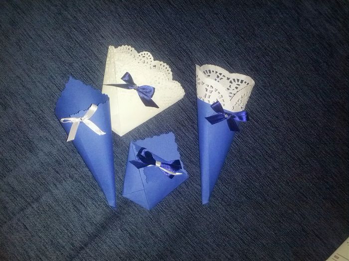 Coni riso effetto "pizzo" - 1