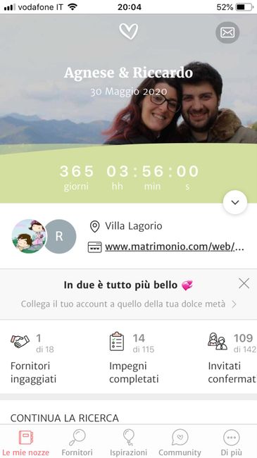 Habemus data.... esattamente -365 giorni! 😍🎉🎉 - 1