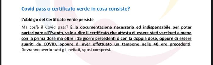 Green pass matrimoni 1