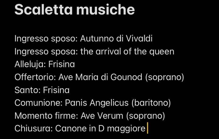 Musica chiesa - 1