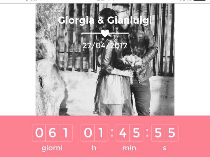 Quanti giorni mancano alle tue nozze? - 1