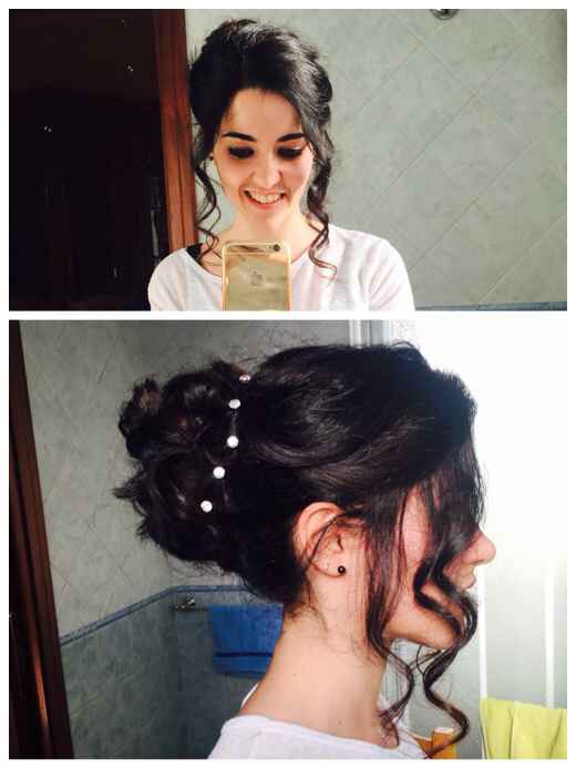 Prima prova acconciatura.💆🏼 - 1