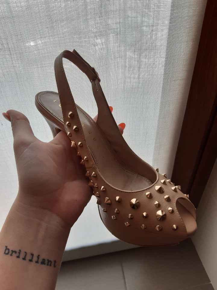 Scarpe sposa nude o cipria - 1