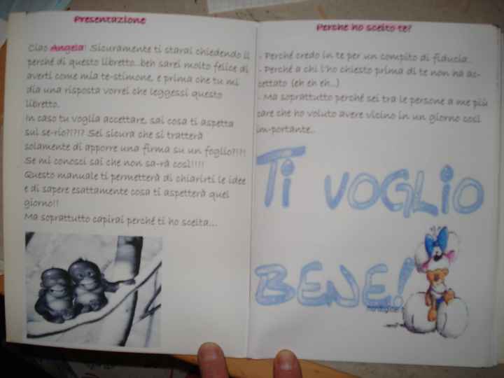 ecco il mio libretto della perfetta damigella!!!!