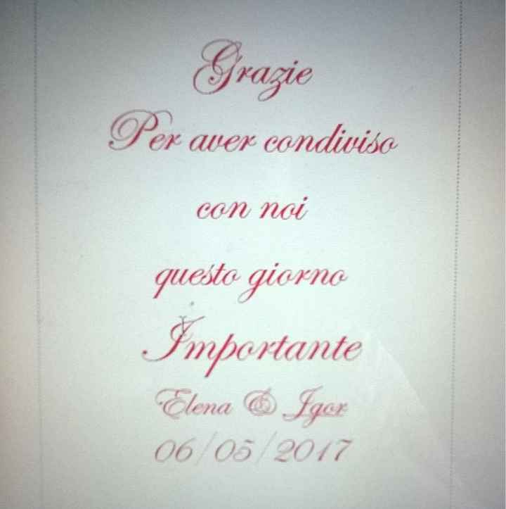 Segnaposti....cosa ne pensate? - 2