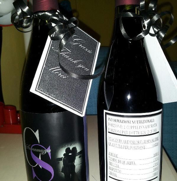 bombinieri vino personalizato