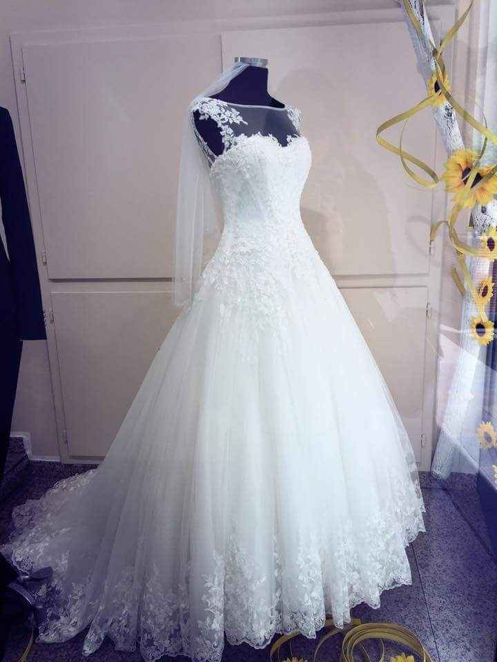Abito da sposa in pizzo - 1