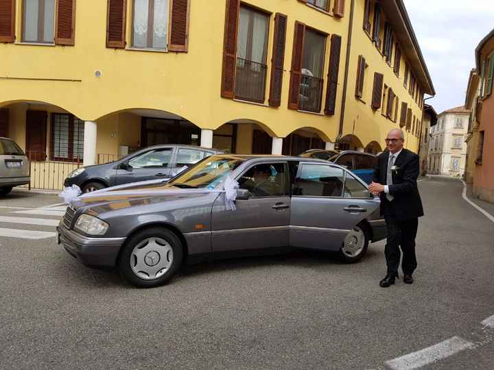 arrivo in chiesa