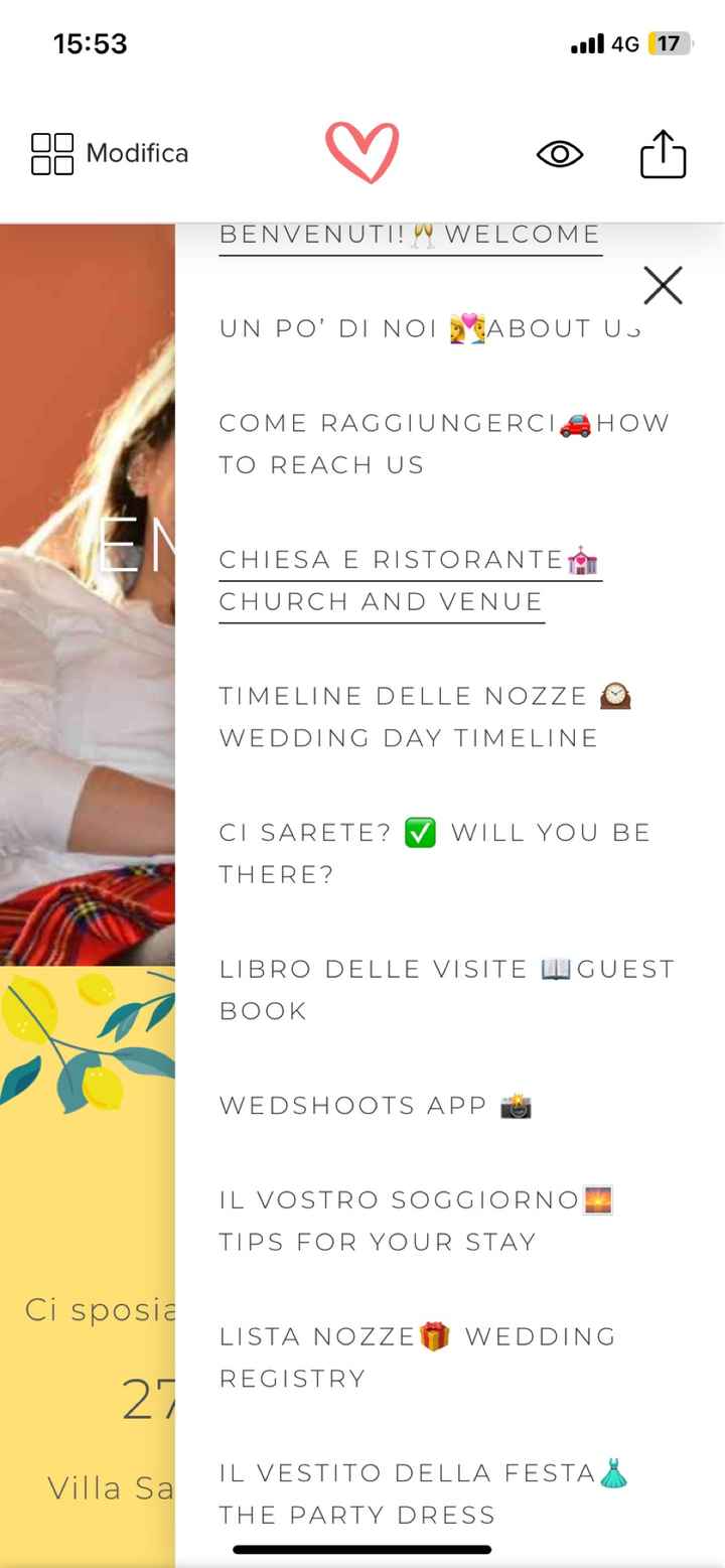 Wedding site in due lingue - 1