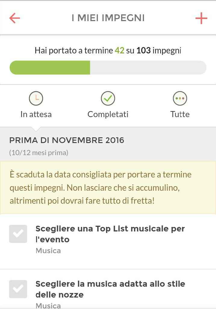A che punto siete con i preparativi? - 1