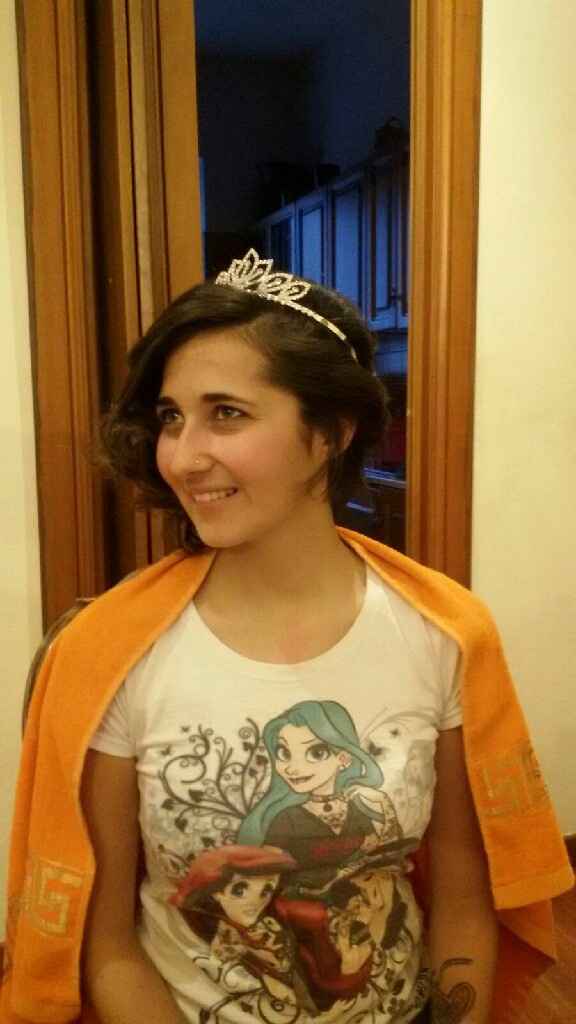 Prima prova acconciatura andata!!! più una prova trucco - 3