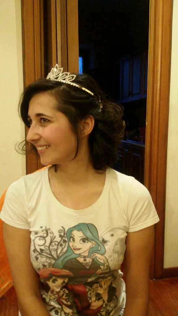 Prima prova acconciatura andata!!! più una prova trucco - 7
