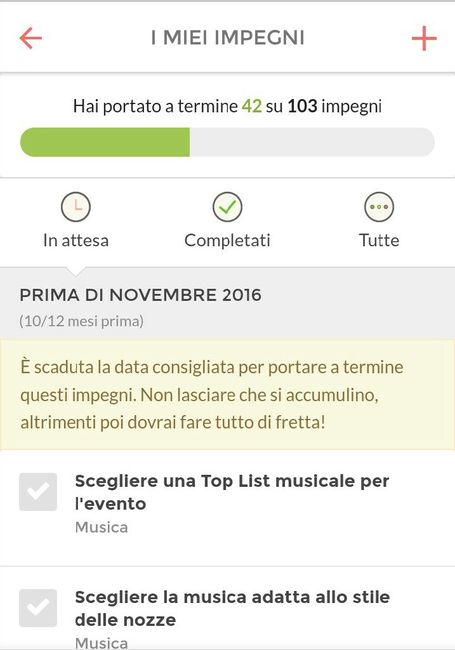 A che punto siete con i preparativi? - 1