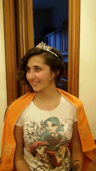 Prima prova acconciatura andata!!! più una prova trucco - 3