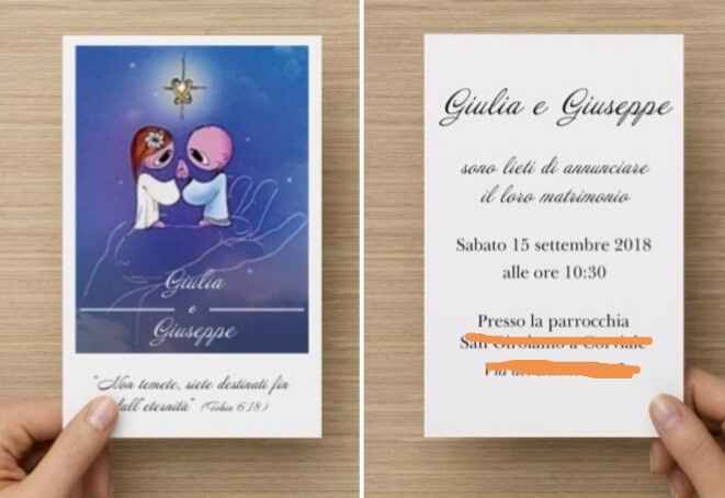 Partecipazioni matrimonio - 1