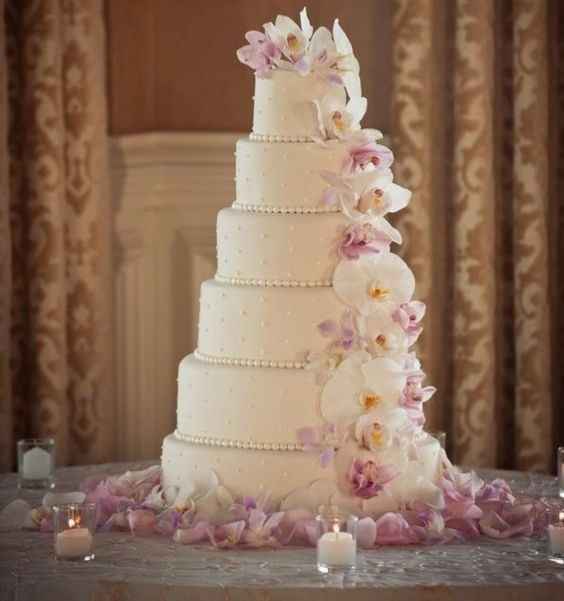 Torta con orchidee 2