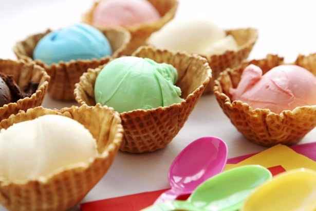 Buffet di gelati 