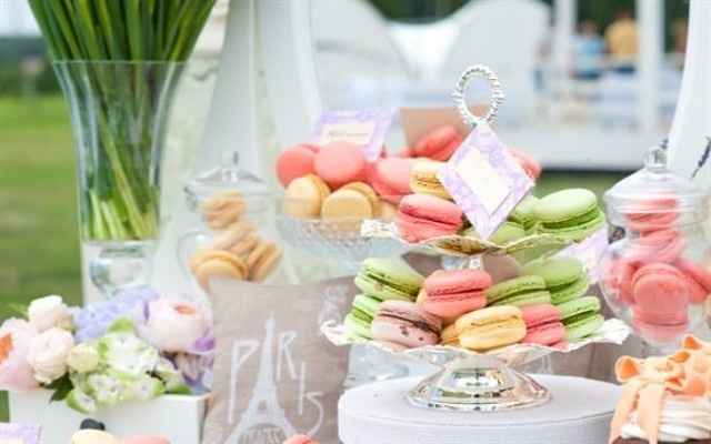 Buffet di macarons