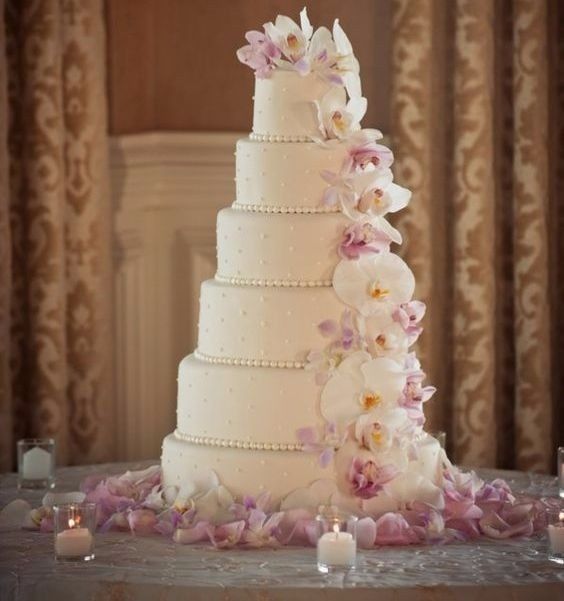 Torta con orchidee 2