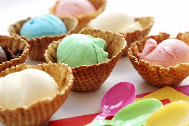 Buffet di gelati 