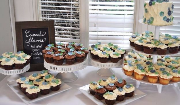 Buffet di cupcake